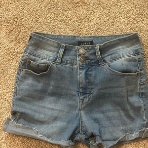 Blue Denim Women Shorts
